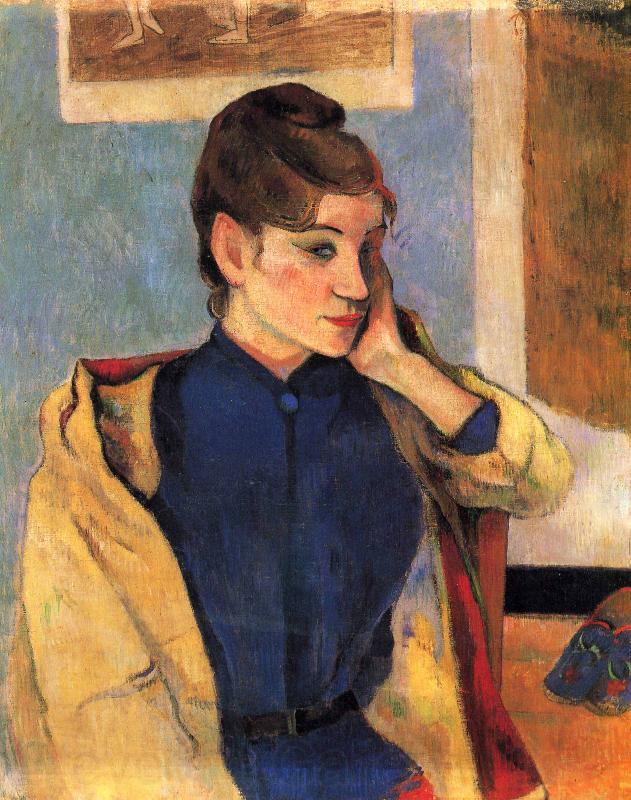 Paul Gauguin Portrait of Madelaine Bernard Norge oil painting art